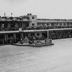 Morecambe outdoor swimming stadium Beauty contest circa   1960's Uncle's photograph 