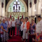 Group visit to Thurnham Ss. Thomas &  Elizabeth RC Church,  July 2015